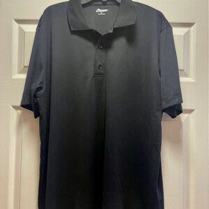 Paragon Men’s Black Performance Polo Shirt XL Short Sleeve
